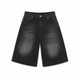 Bermuda Wide Leg Washed