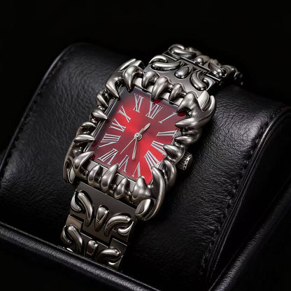 Orologio Claw Novera con quadrante romano e finitura argentata