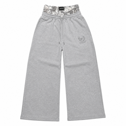 Pantaloni tuta baggy Novera in tessuto felpato con vestibilità ampia