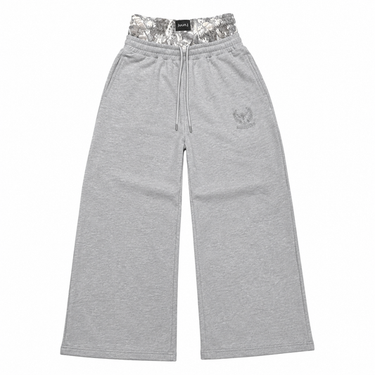 Pantaloni tuta baggy Novera in tessuto felpato con vestibilità ampia
