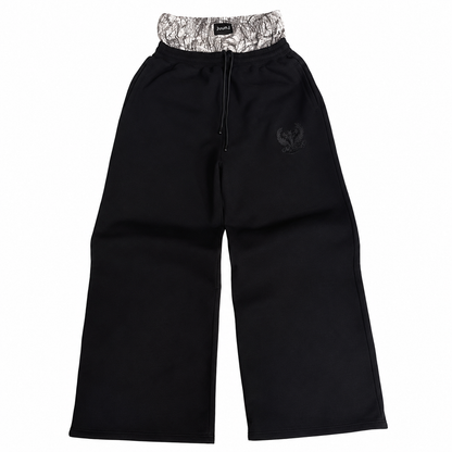 Pantaloni tuta baggy Novera in tessuto felpato con vestibilità ampia